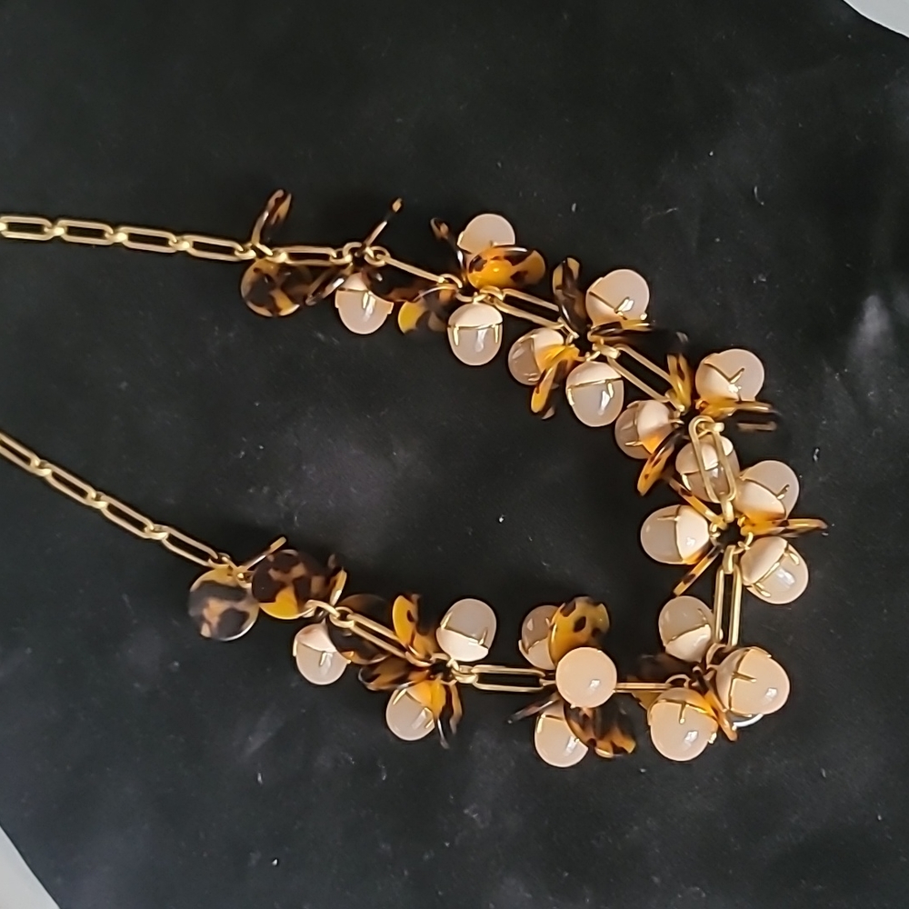 J. Crew Tortoise Necklace